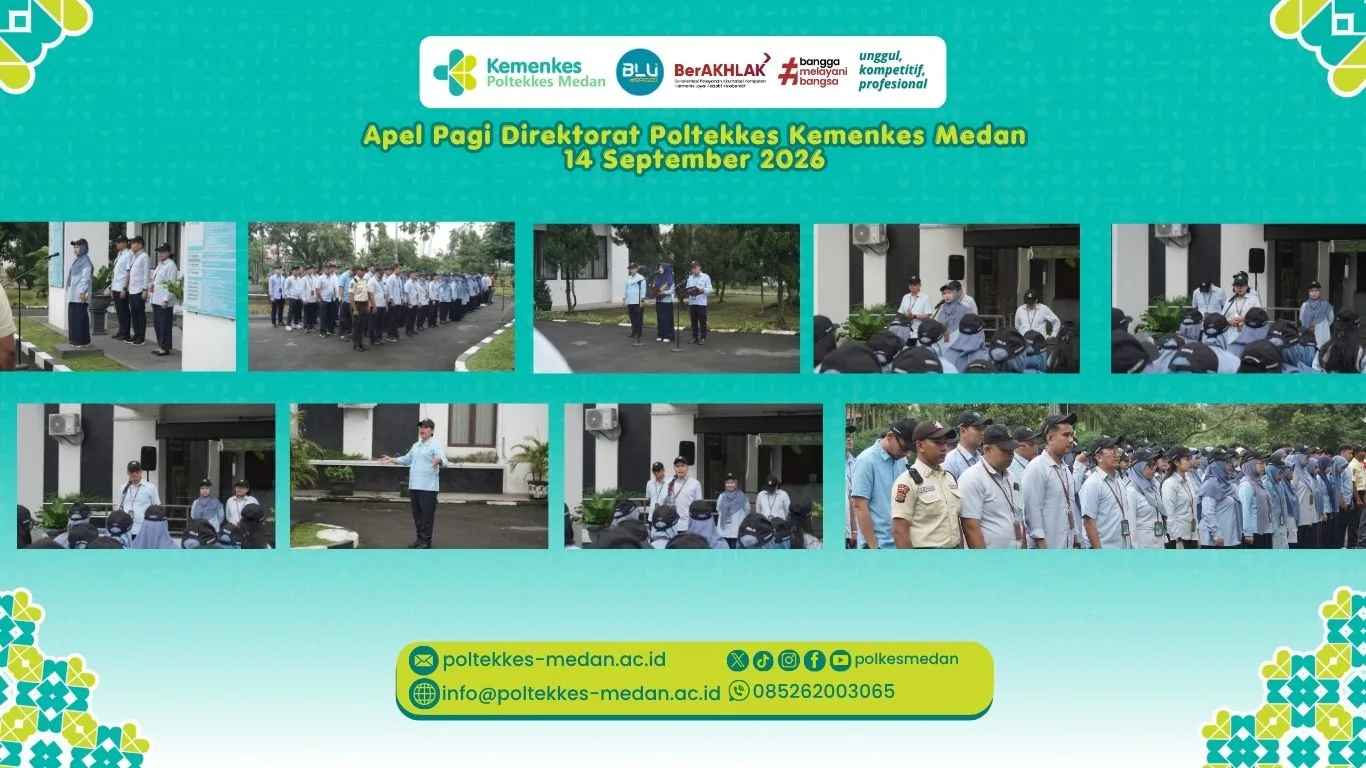 Apel Pagi Direktorat Poltekkes Kemenkes Medan 14 September 2026