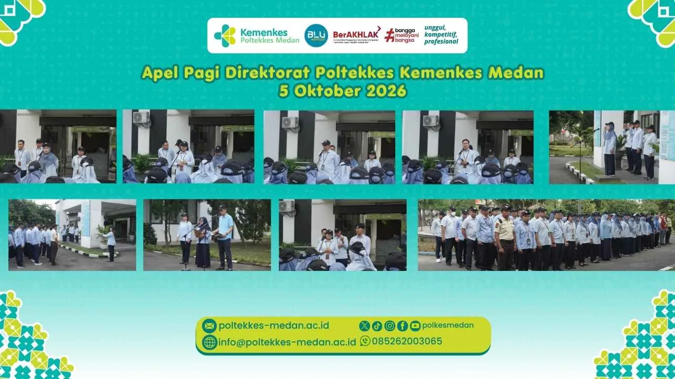 Apel Pagi Direktorat Poltekkes Kemenkes Medan 5 Oktober 2026