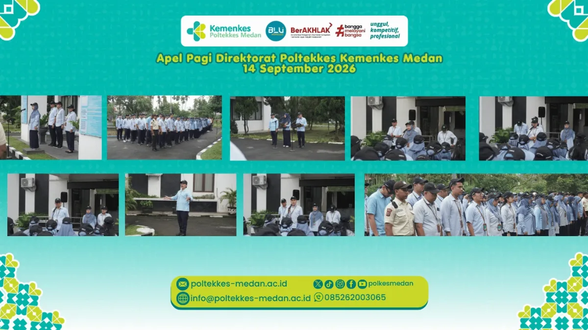 Apel Pagi Direktorat Poltekkes Kemenkes Medan Senin, 14 September 2026