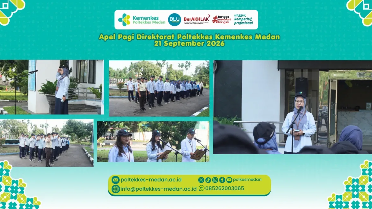 Apel Pagi Direktorat Poltekkes Kemenkes Medan Senin, 21 September 2026